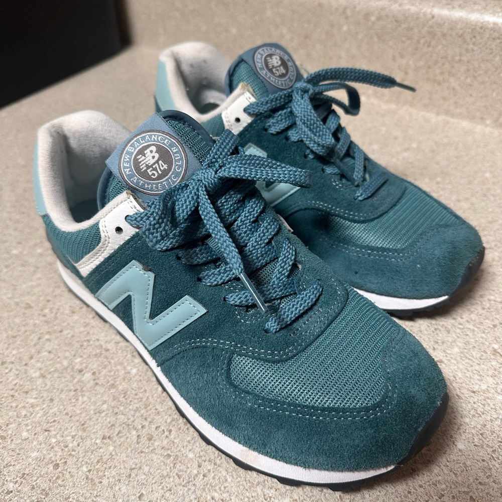 New Balance 574 Athletic Club Teal Women’s Size 9